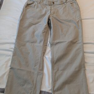 Carhartt Men’s Tan Relaxed Fit Utility Work Pants 38x30 Cotton Stretch